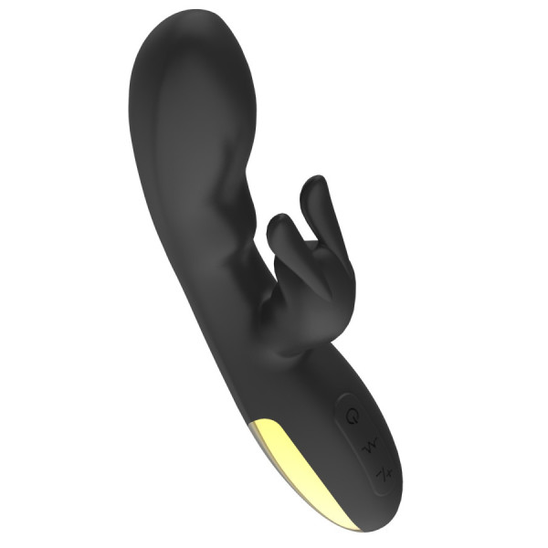 Vibromasseur rabbit noir Luxe très puissant, USB 